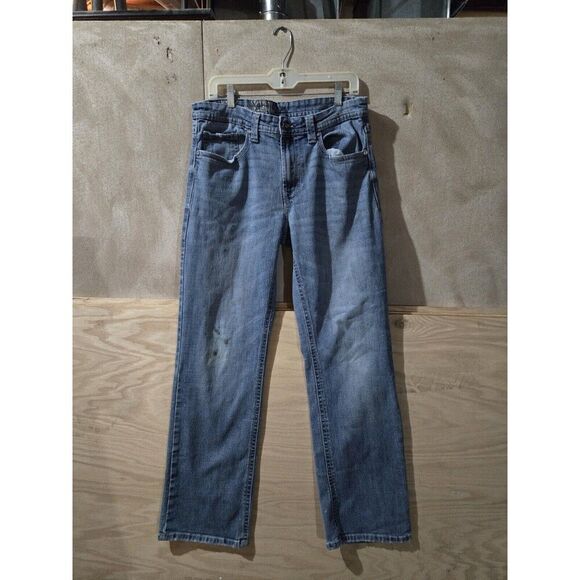 Men's T.K. AXEL Blue "Slim Boot" Denim Jeans Size 34X32 - Picture 2 of 5